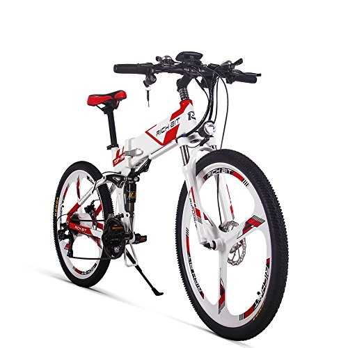 Bicicletas eléctrica : cysum TOP860 vélo électrique Ebike pneu antidérapant de 26 pouces d'épaisseur batterie 36V * 12.8ah 3 Modes Trois entrepôt Europe vélo électrique à frein à disque hydraulique