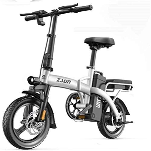 Bicicletas eléctrica : Ebike e-Bike Fast e-bikes para adultos Bicicleta eléctrica plegable para adultos 48V Urban Commuter Plegable E-bike de ciudad Velocidad máxima 25 km / h Capacidad de carga 150 kg