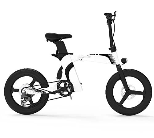 Bicicletas eléctrica : Electric Bike for Adults, 20 Inch Folding E Bike, 250W Electric Bicycle with 36V 12AH Removable Battery, 6 Speed Transmission Gears Foldable Bike