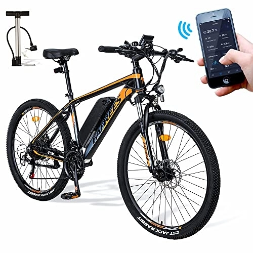 Bicicletas eléctrica : Fafrees 26-Hailong-One Bicicleta de Montaña Eléctrica de 26"*2.1 Pulgadas, Bicicleta eléctrica Adulto con Batería de 36V / 13 Ah, Shimano 21 Velocidad con Pantalla LCD de 3, 5 Pulgadas