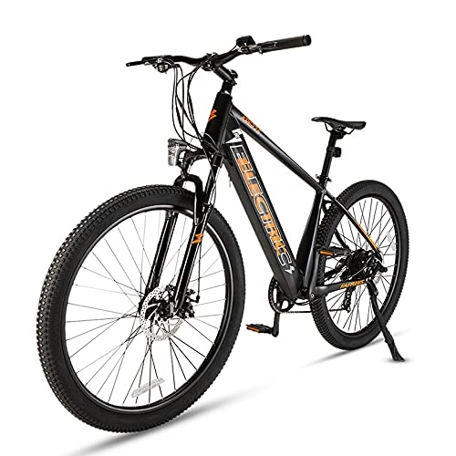 Bicicletas eléctrica : Fafrees Bicicleta de Asistencia Eléctrica de 27, 5 Pulgadas, Bicicleta de Montaña para Adultos con Motor de 250 W 36 V 10 Ah, Shimano de 7 Velocidades, Horquilla de Suspensión con Bloqueo Delantero