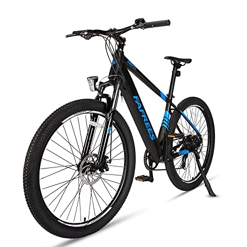 Bicicletas eléctrica : Fafrees Bicicleta de Asistencia Eléctrica de 27, 5 Pulgadas, Bicicleta de Montaña para Adultos con Motor de 250W 36V 10Ah, Horquilla de Suspensión con Bloqueo Delantero, Shimano de 7 Velocidades