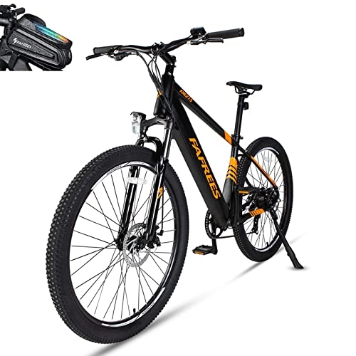 Bicicletas eléctrica : Fafrees - Bicicleta de asistencia eléctrica de 27, 5 pulgadas, motor de 250 W, batería extraíble 36 V 10 Ah, velocidad máxima 25 km / h