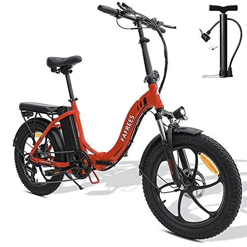 Bicicletas eléctrica : Fafrees Bicicleta eléctrica F20 de 20 pulgadas, 36 V, 15 Ah, batería extraíble con gran capacidad, 20 pulgadas x 3.0 Fat Turre, bicicleta eléctrica plegable, Shimano 10S, unisex