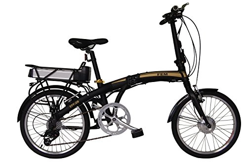 Bicicletas eléctrica : FEM Bicicleta Elctrica Plegable 20" (Blanco Perla)
