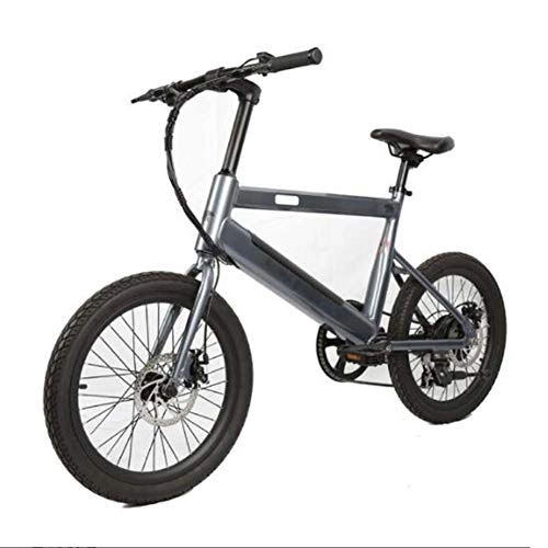 Bicicletas eléctrica : FZYE 20 Pulgadas Bicicleta Eléctrica, 36V350W Bicicletas Adulto Bike Asistencia 5 Marchas Deportes Aire Libre Marco Triangular