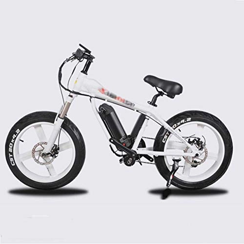 Bicicletas eléctrica : FZYE 20 Pulgadas Bicicleta Eléctrica, Rueda Aleación Magnesio Aleación Aluminio Bike 21 Velocidades Instrumento LCD Bicicletas Deportes Aire Libre