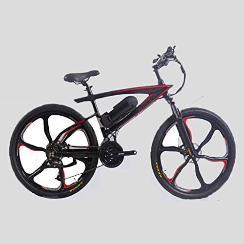 Bicicletas eléctrica : FZYE 26 Pulgadas Bicicleta Eléctrica, 36V 10Ah De Litio Bicicletas Horquilla Delantera Absorción Impactos Deportes Aire Libre Ciclismo