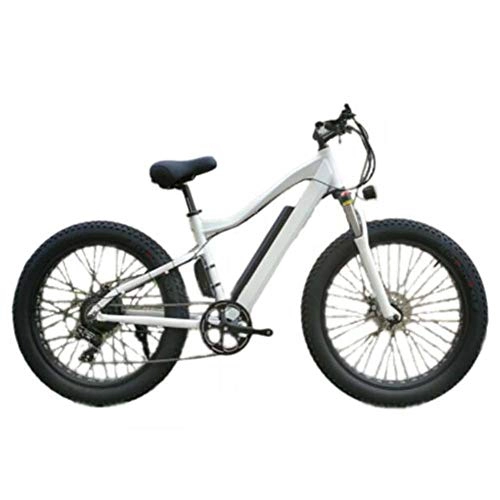 Bicicletas eléctrica : FZYE 26 Pulgadas Bicicleta Eléctrica, Batería Litio 36V13A Bicicletas 21 velocidades Neumático Gordo Montaña Bike Resistencia 40 km