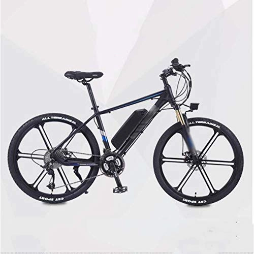 Bicicletas eléctrica : FZYE 26 Pulgadas Bicicleta Eléctrica, Impulsar montaña Bicicletas Marco aleación Aluminio Bike Adultos Bicicleta Deportes Aire Libre Ciclismo, Negro
