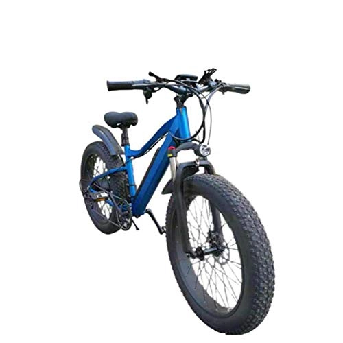 Bicicletas eléctrica : FZYE Neumático Gordo Bicicleta Eléctrica, 26 Pulgadas Aluminum Alloy Bicicletas 21 velocidades Montaña Bike Deportes Aire Libre