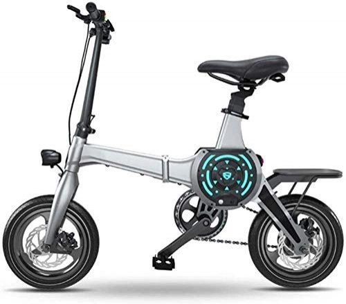 Bicicletas eléctrica : GJJSZ Bicicleta elctrica Plegable, 14 Pulgadas Smart App Tram Batera de Bicicleta Plegable porttil Cmodo y rpido Viaje para Viajes Ocio Fitness Camping