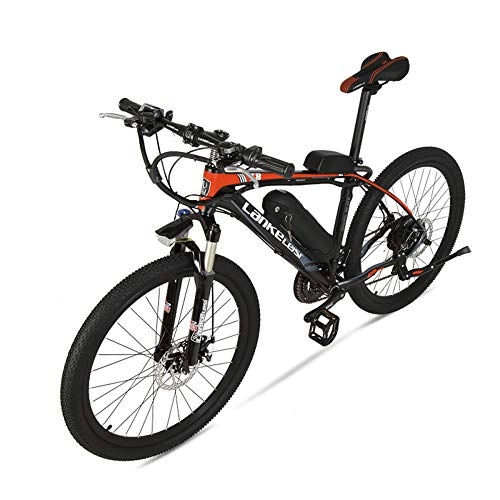 Bicicletas eléctrica : GTYW, Eléctrico, 26 Pulgadas, Aleación De Aluminio, 36V 20ah, Bicicleta, Montaña, Bicicleta, Ciclomotor Adulto, Blackandred.-36V20ah