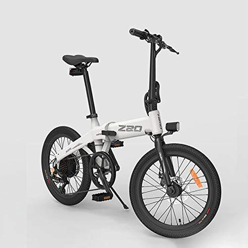 Bicicletas eléctrica : GUOJIN Bicicleta Elctrica Plegables, 250W Motor Bicicleta Plegable 25 Km / H, Bici Electricas Adulto Ruedas de 20", Batera 36V 10Ah, Cambio Shimano de 6 Velocidades, Rango de 80 Km