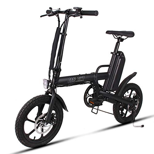 Bicicletas eléctrica : GUOJIN Bicicleta Eléctrica Plegable de Montaña, Bicicleta de Aleación de Aluminio de 250 W, Batería Extraíble de Iones de Litio de 36V / 13Ah, Bici Electrica Urbana Ligera para Adulto
