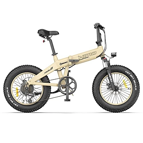 Bicicletas eléctrica : HIMO ZB20 Bicicleta eléctrica Plegable para Adultos, 20 '' 4.0 Off-Road Fat Tire E-Bike, Bici eléctrica de montaña con 48V 10AH batería, Amortiguador, Engranajes de transmisión de 6 velocidades