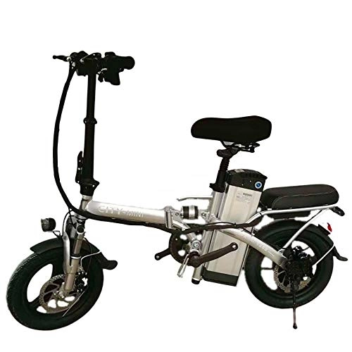 Bicicletas eléctrica : Hokaime Scooter eléctrico, Velocidad máxima de 100 km / h, Scooter de cercanías Plegable de Doble accionamiento 48V 24Ah Batería con Asiento