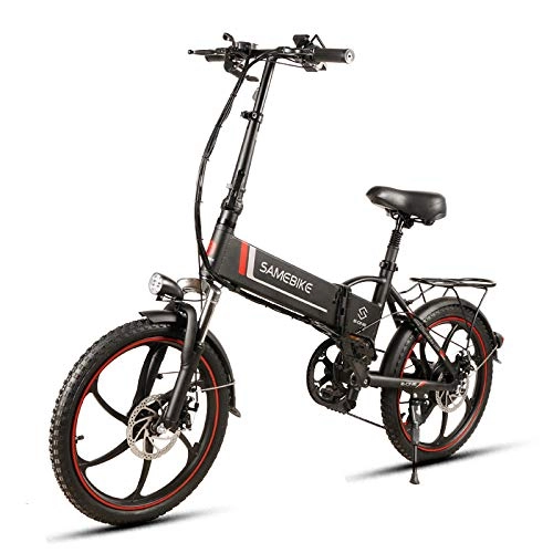 Bicicletas eléctrica : Hold E-Bikes Bicicleta elctrica Plegable 48V 350W Motor sin escobillas Pantalla LCD Frenos de Disco Aleacin de Aluminio Bicicleta elctrica