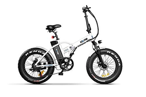 Bicicletas eléctrica : Icon.e Bicicleta eléctrica plegable Navy 250 W White Juventus, unisex, blanca, no talla