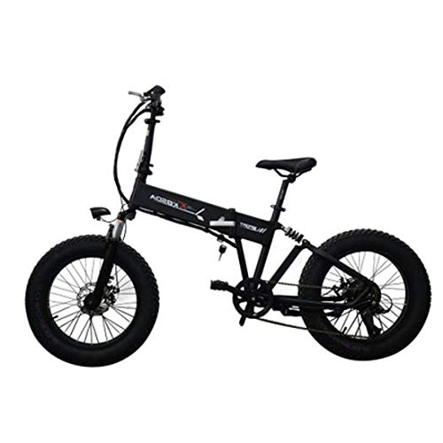 Bicicletas eléctrica : Jun Bicicleta De Ciudad Eléctrica Plegable 48V10AH, (Batería De Litio Móvil) Bicicleta De Montaña para Adultos De Nieve De Aleación De Aluminio De 20 Pulgadas