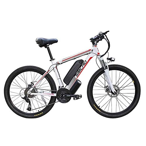 Bicicletas eléctrica : LOVE-HOME Eléctrica Bicicleta De Montaña, 48V Extraíble De Gran Capacidad Bicicletas De Iones De Litio Inteligente Eléctrica En Adultos, 26 Pulgadas De Velocidad De Engranajes