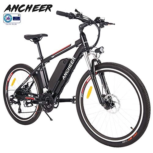 Bicicletas eléctrica : LP-LLL Bicicletas elctricas - Bicicleta de montaña Ebike, batera de Litio de 36V 8Ah / 10Ah / 12.5Ah con Bicicleta elctrica de 26" / 27.5