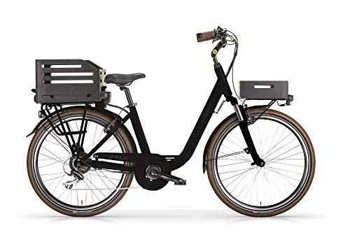 Bicicletas eléctrica : MBM E828u / 19 Bicicleta, Unisex Adulto, Nero A01, 55