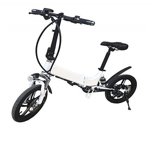 Bicicletas eléctrica : NBWE Bicicleta elctrica Aleacin de Aluminio Batera de Litio Bicicleta elctrica Bicicleta Adulto Batera Plegable Coche Mini Bicicleta Bicicleta Wheel Bike