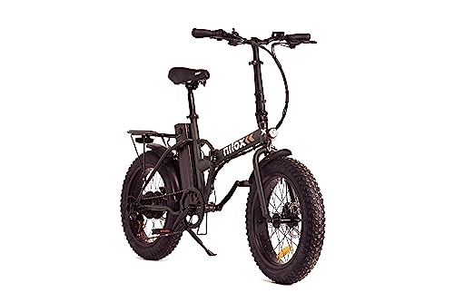 Bicicletas eléctrica : Nilox, E-Bike X8 Plus, Bicicleta eléctrica con pedaleo asistido, 70 km de autonomía, batería de litio extraíble de 36V - 13 Ah, neumáticos de 20", frenos de doble disco