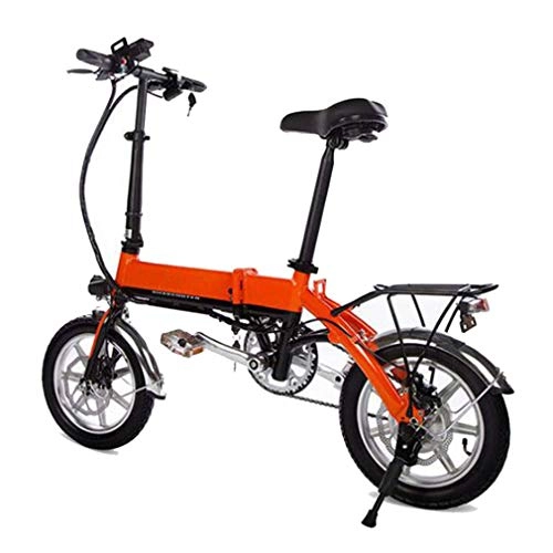 Bicicletas eléctrica : NYPB Bicicleta Eléctrica Plegables, 14 Pulgadas Bicicleta Plegables 36V 5Ah Batería de Litio Plegable Bicicleta Motor de 250 W Adultos Deportes Ciclismo al Aire Libre Ejercítese y Viaje