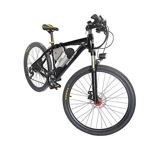 Bicicletas eléctrica : PXQ Bicicleta de montaña elctrica 26 Pulgadas 7 velocidades E-Bike 36V 250W Citybike Bicicleta de cercanas con Frenos de Disco Dual y suspensin Amortiguador Amortiguador Tenedor