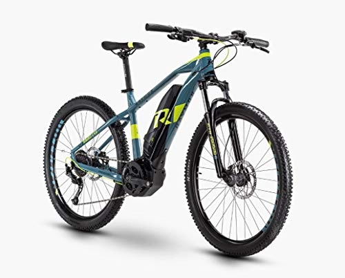 Bicicletas eléctrica : RAYMON Hardray E-Seven 4.0 Pedelec - Bicicleta eléctrica de montaña (27, 5 pulgadas), color azul y verde