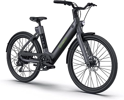 Bicicletas eléctrica : SachsenRAD xBird Urban City Bike C6F Connect con aplicación antirrobo | Bicicleta eléctrica de diseño Moderno de 26 Pulgadas con Pantalla LCD integrada y Luces LED aprobadas por StVZO