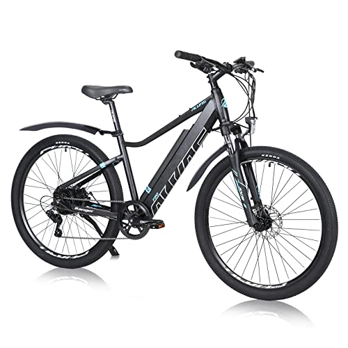 Bicicletas eléctrica : TAOCI Bicicletas eléctricas para Hombres, 27.5"36V 250W de Aluminio E-Bike con Motor BAFANG aleación Shimano Batería extraíble de 7 velocidades 12.5AH La Bici de montaña Trabajar de cercanías para
