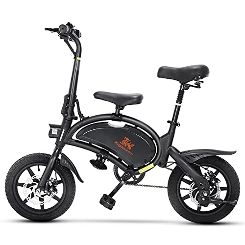 Bicicletas eléctrica : urbetter Bicicleta Eléctrica Plegable E-Bike, Batería de 48v 7.5Ah, 14" Neumáticos, 3 Modos, Autonomía de 25-45 Km Bici Electrica con Pedales para Adultos - V1