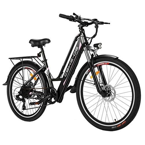 Bicicletas eléctrica : Vivi Bicicleta elctrica - bicicleta elctrica para adultos, bicicleta elctrica de 250 W con batera de iones de litio de 36 V / 8 Ah, suspensin delantera, frenos de doble disco, bicicleta elctrica