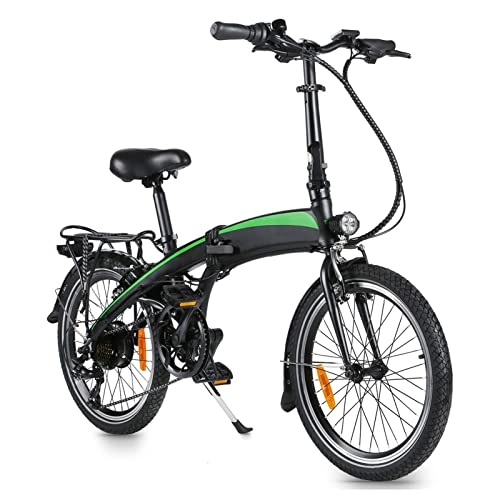 Bicicletas eléctrica : WMLD Bicicleta electrica Adulto Bicicleta eléctrica de 250W Ruedas de 20 Pulgadas Bicicletas eléctricas Plegables for Adultos Hombres Bicicleta eléctrica Bicicleta eléctrica de batería de 36V 7.5Ah
