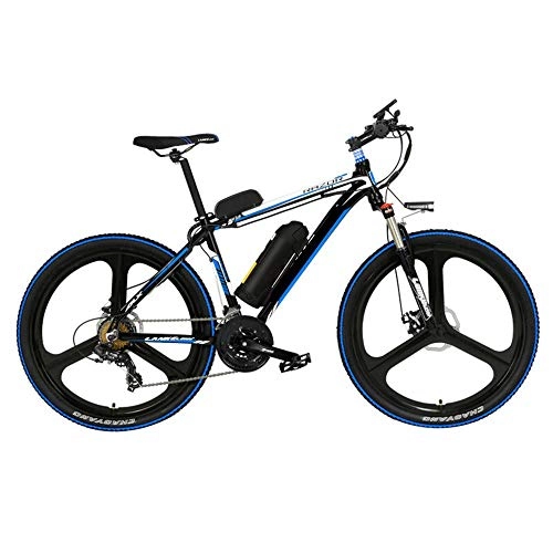 Bicicletas eléctrica : X Bicicleta de montaña eléctrica 48V Batería de Litio Eléctrica Una Rueda Bicicleta de Potencia de Cinco velocidades 26 Pulgadas