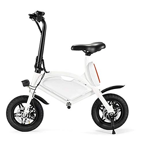 Bicicletas eléctrica : X Bicicleta elctrica Plegable Batera de Litio Ciclomotor Mini batera Coche Pequeo Coche elctrico para Hombres y Mujeres