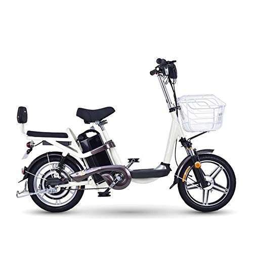 Bicicletas eléctrica : X Coche elctrico Batera de Litio Bicicleta Scooter Luz Caja de batera Se Puede extraer y Cargar Bicicleta elctrica Adulto