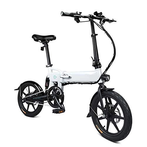 Bicicletas eléctrica : Yimixz 1 pieza bicicleta plegable eléctrica bicicleta altura ajustable portátil para ciclismo