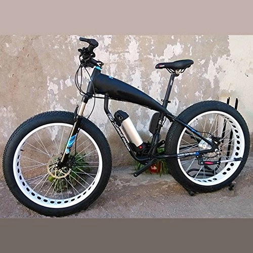 Bicicletas eléctrica : Yoli Bicicleta 36V batera de Litio elctrico para Bicicleta de Nieve SHIMAN0para Bicicleta de montaña, Bicicleta de Carretera, Bicicleta de nia, nio Bicicleta, Negro