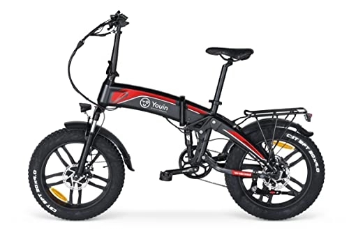 Bicicletas eléctrica : YOUIN NO BULLSHIT TECHNOLOGY Bk1400r Bicicleta eléctrica, Unisex Adulto, Rojo, 0