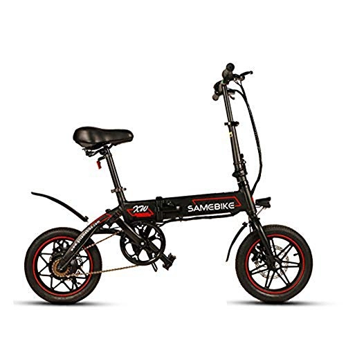 Bicicletas eléctrica : YOUSR Bicicleta Elctrica Plegable De Aleacin De Aluminio 36V7.5AH 250W E Bicicleta Batera De Litio 14"Bicicleta Elctrica