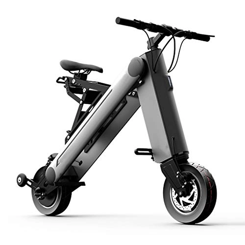 Bicicletas eléctrica : YUN&BO Mini E-Bike, Scooter elctrico Plegable de 10 Pulgadas Bicicleta elctrica Inteligente para Adolescentes, Bicicleta Todoterreno porttil, Control de aplicacin Inteligente