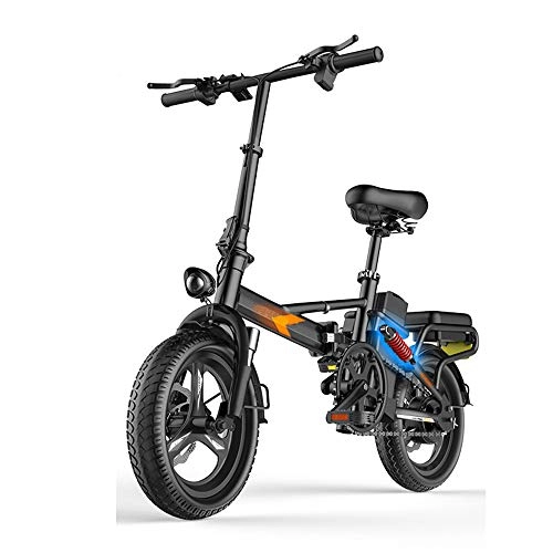 Bicicletas eléctrica : YXZNB Bicicleta Elctrica, Plegable Y Ligero 400W / 48V / 20A Batera, Plegable Bicicleta Elctrica, Muy Adecuado para Adultos, Hombres, Mujeres, Jvenes