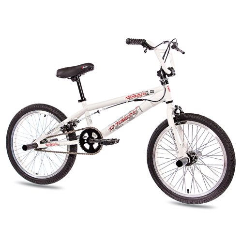 BMX : KCP 20" BMX Bike Kids Core 360 Rotor Freestyle White - (20 Inch)