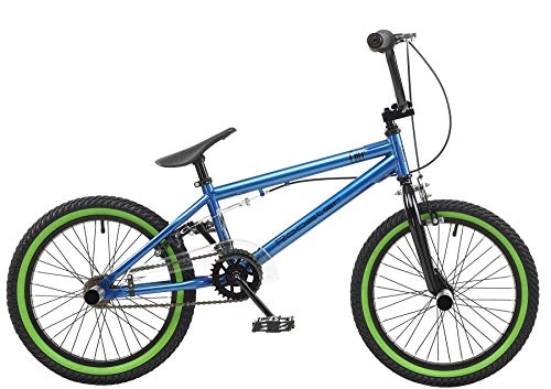 BMX : Rooster Core - Bicicleta BMX para nios (Marco de 24 cm, Ruedas de 45 cm), Color Azul