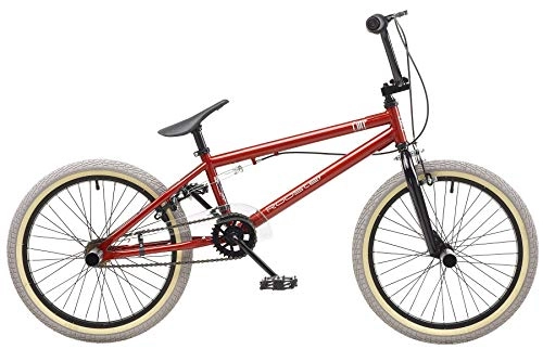 BMX : Rooster Core - Bicicleta BMX para niños (9, 75 Pulgadas, Ruedas de 20 Pulgadas), Color Rojo