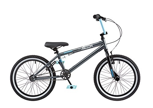 BMX : Rooster Gallo de los nios Jammin Bicicleta, Color Grey / Black, tamao Medium, tamao de Cuadro 18 Inches, tamao de Rueda 18 Centimeters